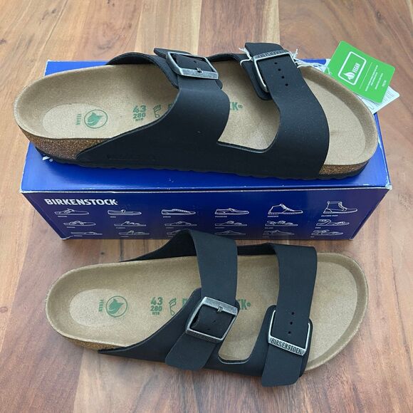 Birkenstock Men's Arizona Vegan Synthetics Sandals | Men’s 10 | NEW - Picture 2 of 9